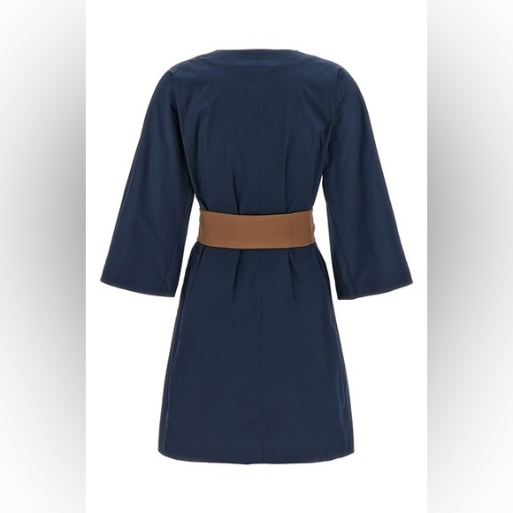 NWT ‘S Max Mara Cotton Blend Dress Size: Various Spring/Summer - Picture 4 of 5